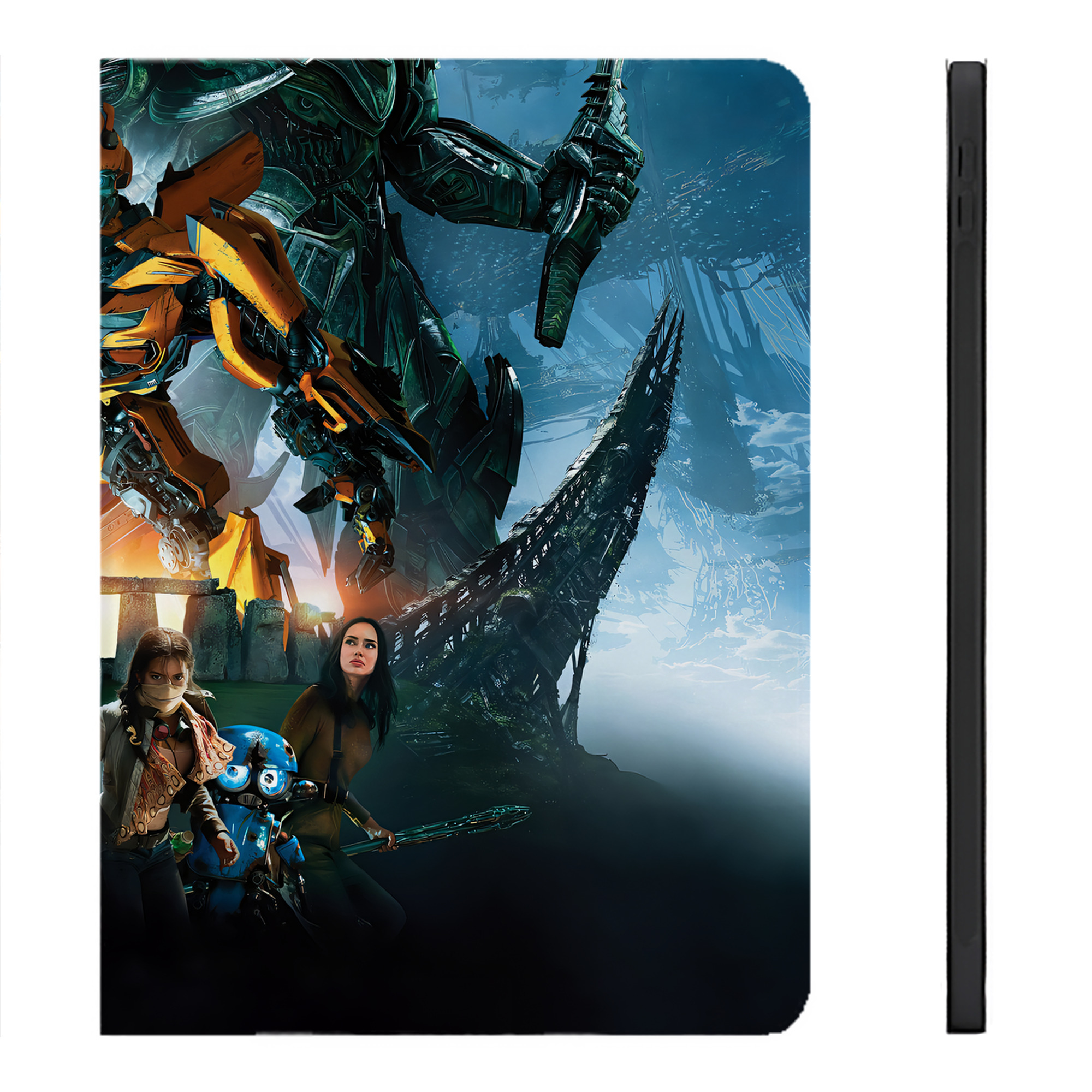 （画像用） Transformers トランスフォーマー IPadケース ペンホルダー付き ブックスタイルデザイン